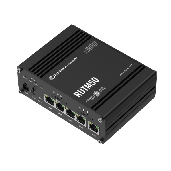 Teltonika RUTM50 Industrial 5G Router 5G Antenna